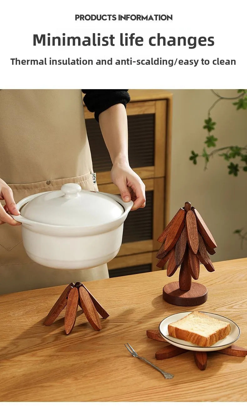 Insulation Pad Christmas Tree Dining Table Small Tree, Heat-resistant Cup Mat Pot Mat Household Tableware Table Mat