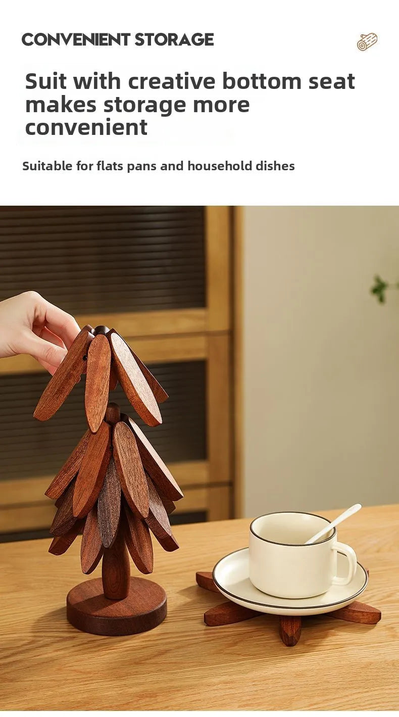 Insulation Pad Christmas Tree Dining Table Small Tree, Heat-resistant Cup Mat Pot Mat Household Tableware Table Mat