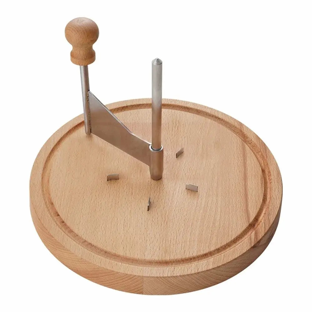 Wood Cheese Curler Spin Cheese Wheel Chocolate Multifunctional Rust-Proof Shredder Cheese Curler Girolle with Handle