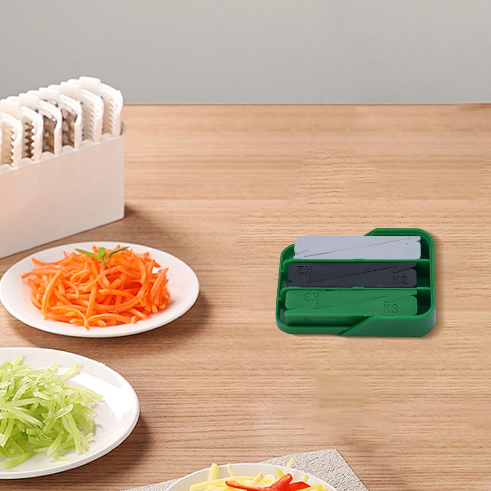 Food Slicer Assistant Tool Multifunctional Chopping Gadget Vegetable Sheet Slicer Cutter Vegetables Cutting Aid for Home Kitchen