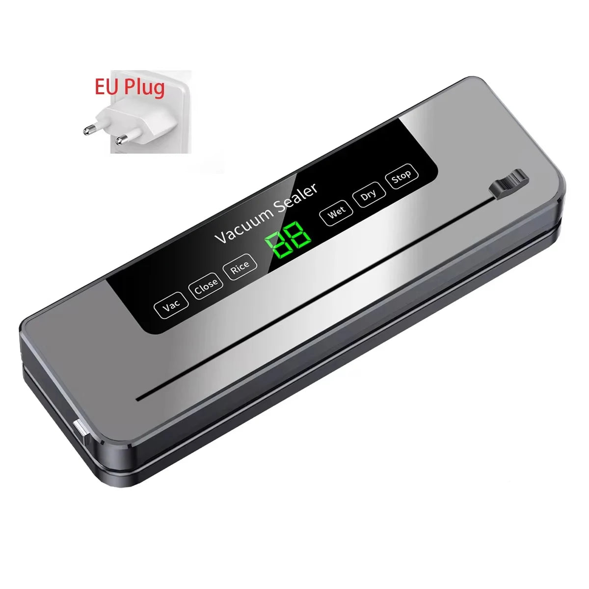CENRR Vacuum Sealer Machine Food Wet Dry with Kitchen Storage Sealing Machine Built-in Cutter Food Vacuum Packaging Machine