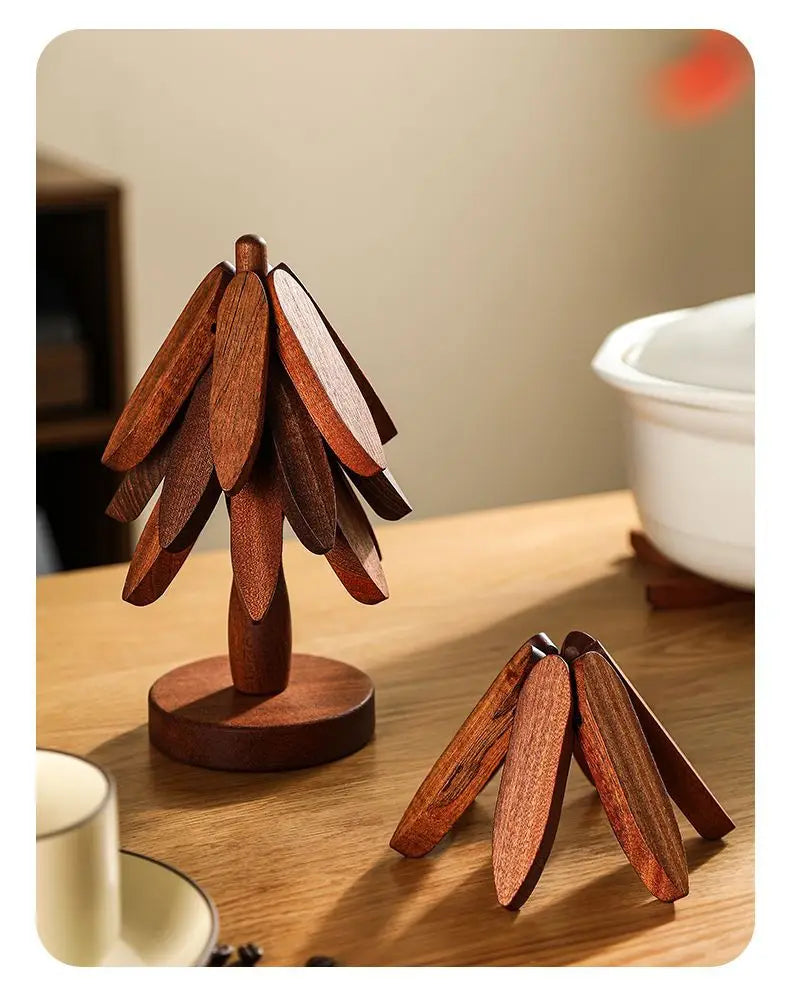 Insulation Pad  Christmas Tree  Dining Table Small Tree, Heat-resistant Cup Mat  Pot Mat  Household Tableware Table Mat