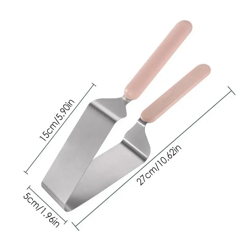 Triangular Stainless Steel Cake Slicer Dessert Shop Cutter Fudge Dessert Slicing Processing Easy To Clean Birthday Kitchen Tools