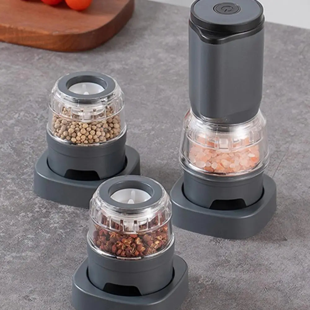 Electric Pepper Grinder – USB Rechargeable Salt & Spice Mill with One-Touch Operation