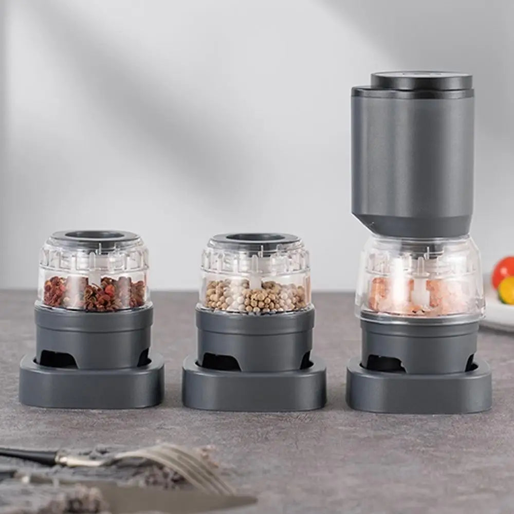 Electric Pepper Grinder – USB Rechargeable Salt & Spice Mill with One-Touch Operation