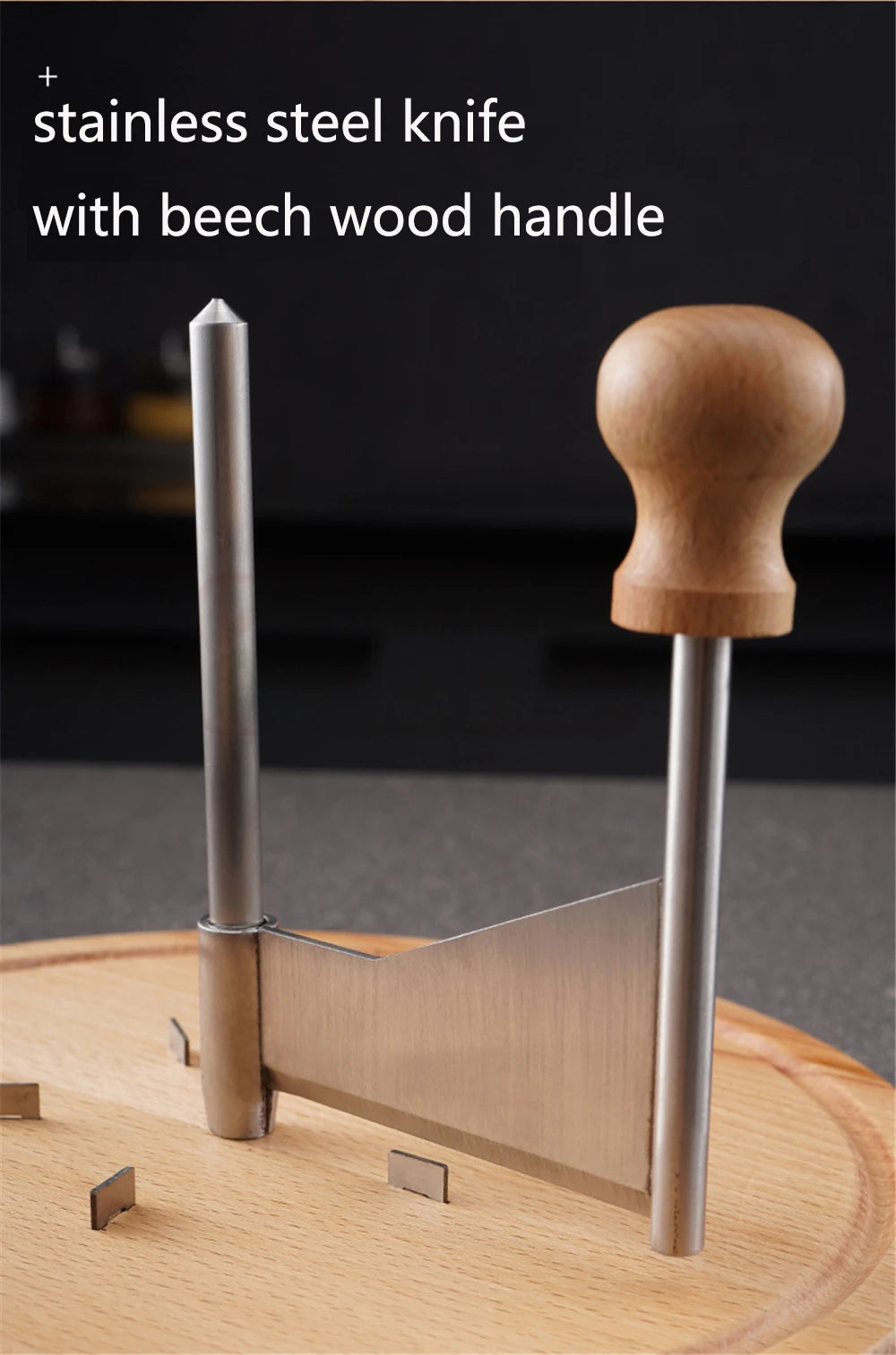 Wood Cheese Curler Spin Cheese Wheel Chocolate Multifunctional Rust-Proof Shredder Cheese Curler Girolle with Handle