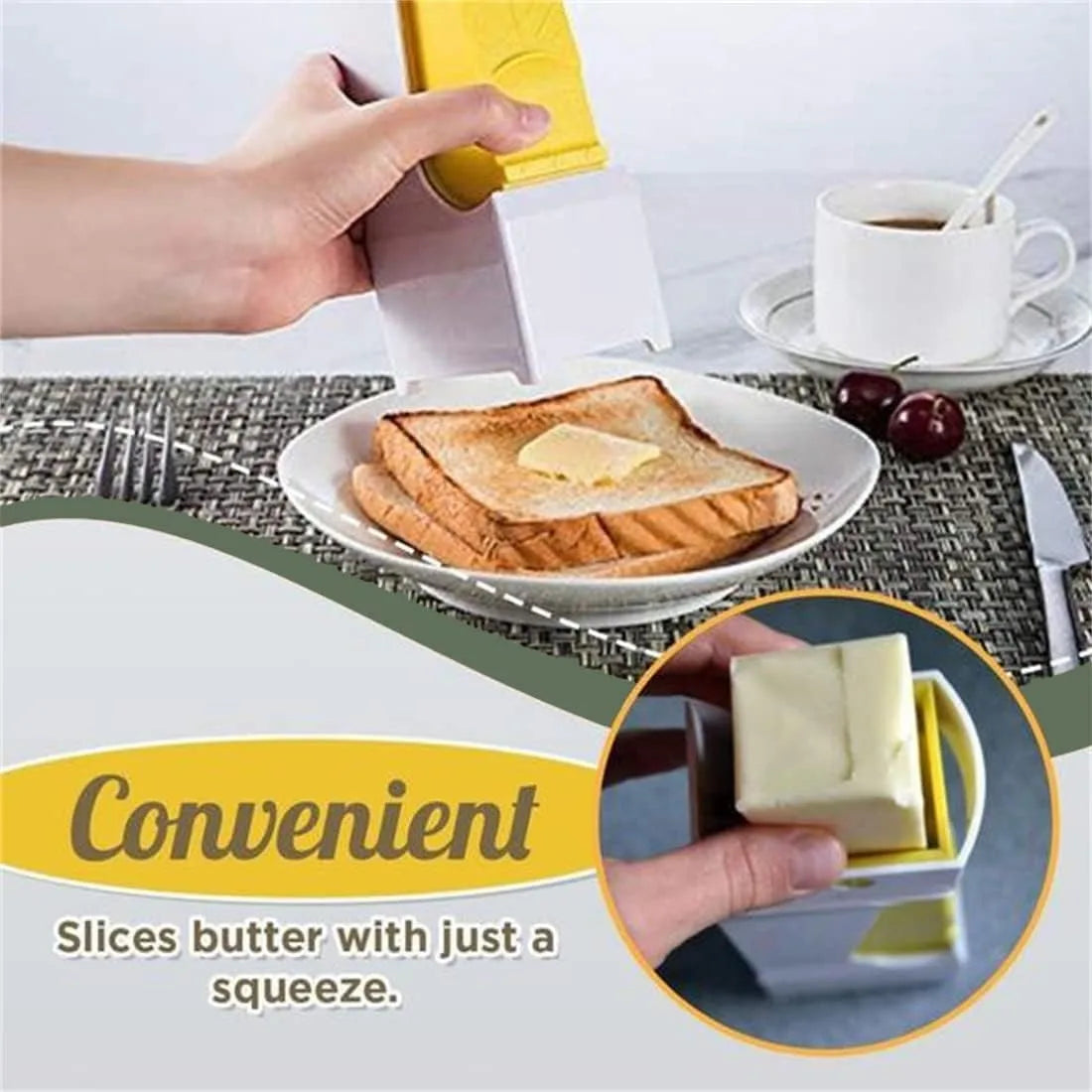 Cheese Slicer Butter Slicer with Stainless Steel Blade for Cutting Butter Kitchen Utensils Food Grade Cheese Cutter