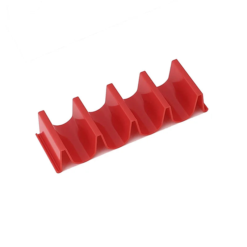 1/6pc Mexican Roll Rack Taco Holder Tortilla Pancake Stand Holder Creative Wave Shape Tray Holder Taco Cake Rack Kitchen Gadgets