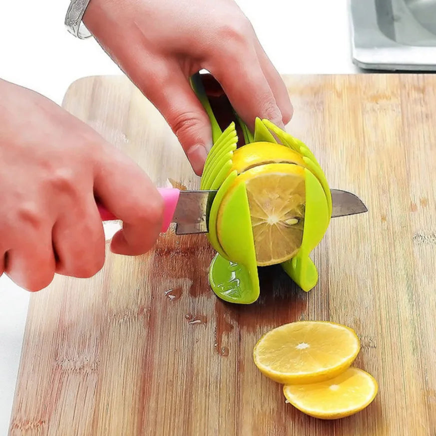 Lemon Slicer Vegetable Slicer Kitchen Accessories Cooking Utensils Handheld Tomato Onion Fruit Cutter Tool For Orange Efficient