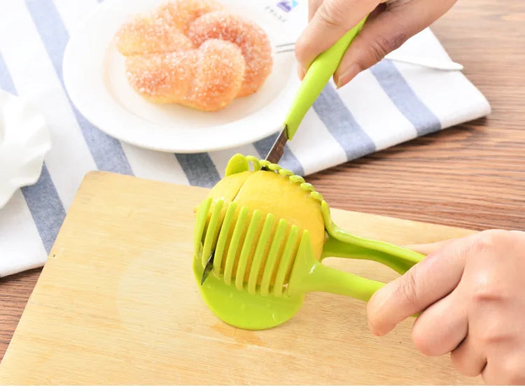 Lemon Slicer Vegetable Slicer Kitchen Accessories Cooking Utensils Handheld Tomato Onion Fruit Cutter Tool For Orange Efficient