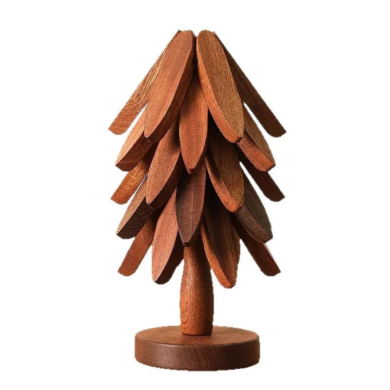 Insulation Pad  Christmas Tree  Dining Table Small Tree, Heat-resistant Cup Mat  Pot Mat  Household Tableware Table Mat