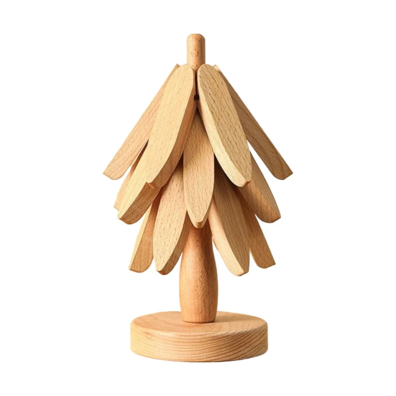 Insulation Pad  Christmas Tree  Dining Table Small Tree, Heat-resistant Cup Mat  Pot Mat  Household Tableware Table Mat