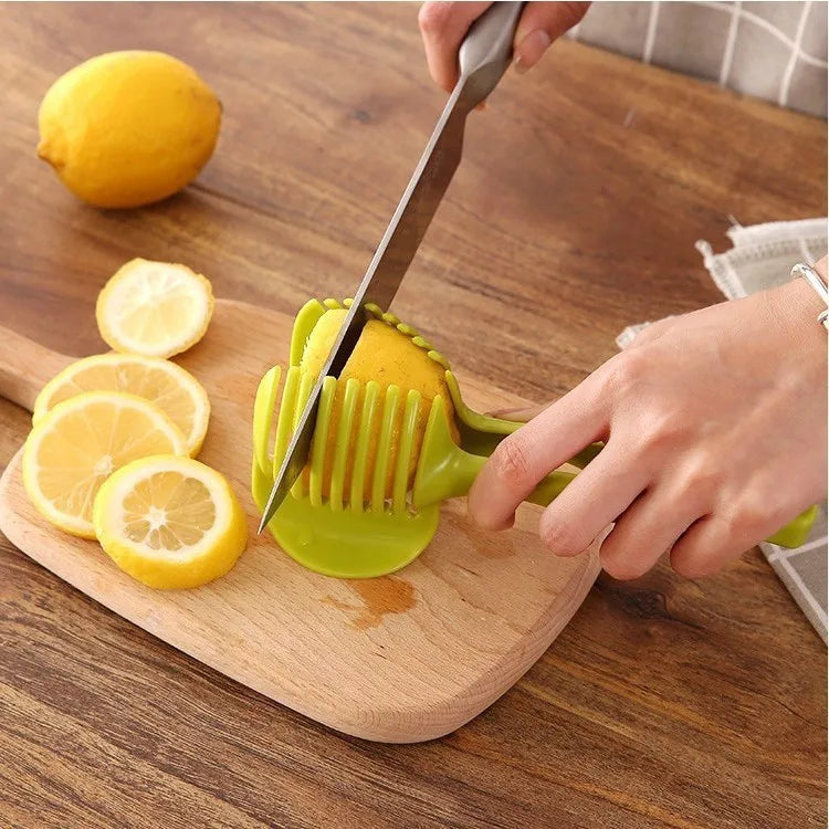 Lemon Slicer Vegetable Slicer Kitchen Accessories Cooking Utensils Handheld Tomato Onion Fruit Cutter Tool For Orange Efficient