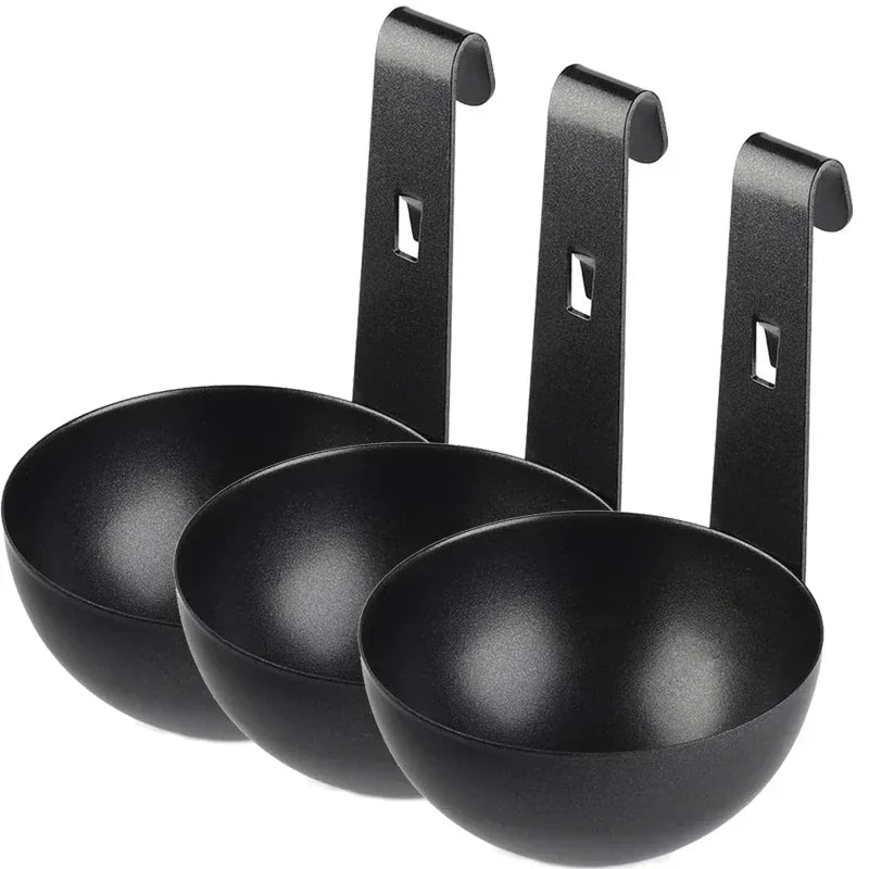 Poached Egg Maker Egg Poaching Pan Nonstick Large Egg Poachin Boiled Holder Egg Steamer Rack Egg Cooker Kitchen Supplies