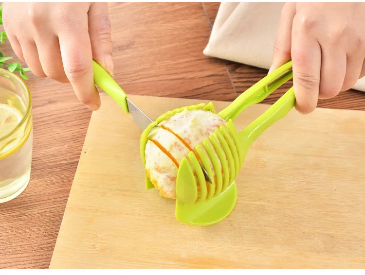Lemon Slicer Vegetable Slicer Kitchen Accessories Cooking Utensils Handheld Tomato Onion Fruit Cutter Tool For Orange Efficient