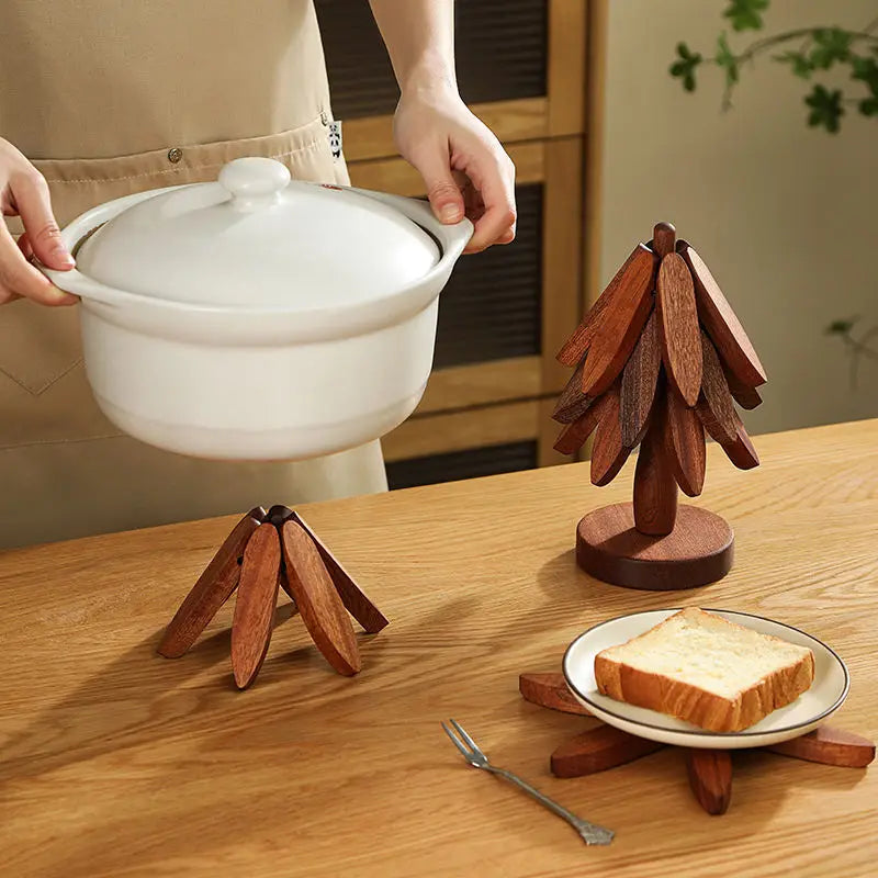 Insulation Pad  Christmas Tree  Dining Table Small Tree, Heat-resistant Cup Mat  Pot Mat  Household Tableware Table Mat