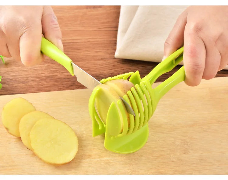 Lemon Slicer Vegetable Slicer Kitchen Accessories Cooking Utensils Handheld Tomato Onion Fruit Cutter Tool For Orange Efficient