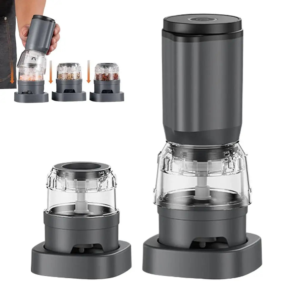 Electric Pepper Grinder – USB Rechargeable Salt & Spice Mill with One-Touch Operation