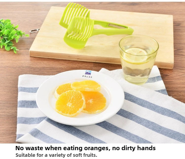Lemon Slicer Vegetable Slicer Kitchen Accessories Cooking Utensils Handheld Tomato Onion Fruit Cutter Tool For Orange Efficient